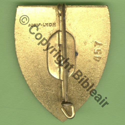 A0883 02e.EC 1963.68 DIJON  AUGIS LYON 1Li Bol fenetre allonge Dos lisse scintillant No457  SNH Src.Y.GENTY 20Eur(x2) 